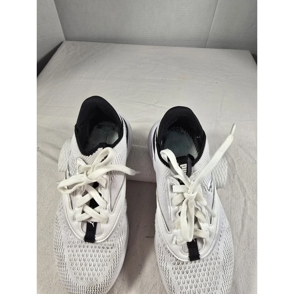 Puma Softride Mayve Wns White/Black Kids Road RunningJogging Shoes 310160-02 3.5